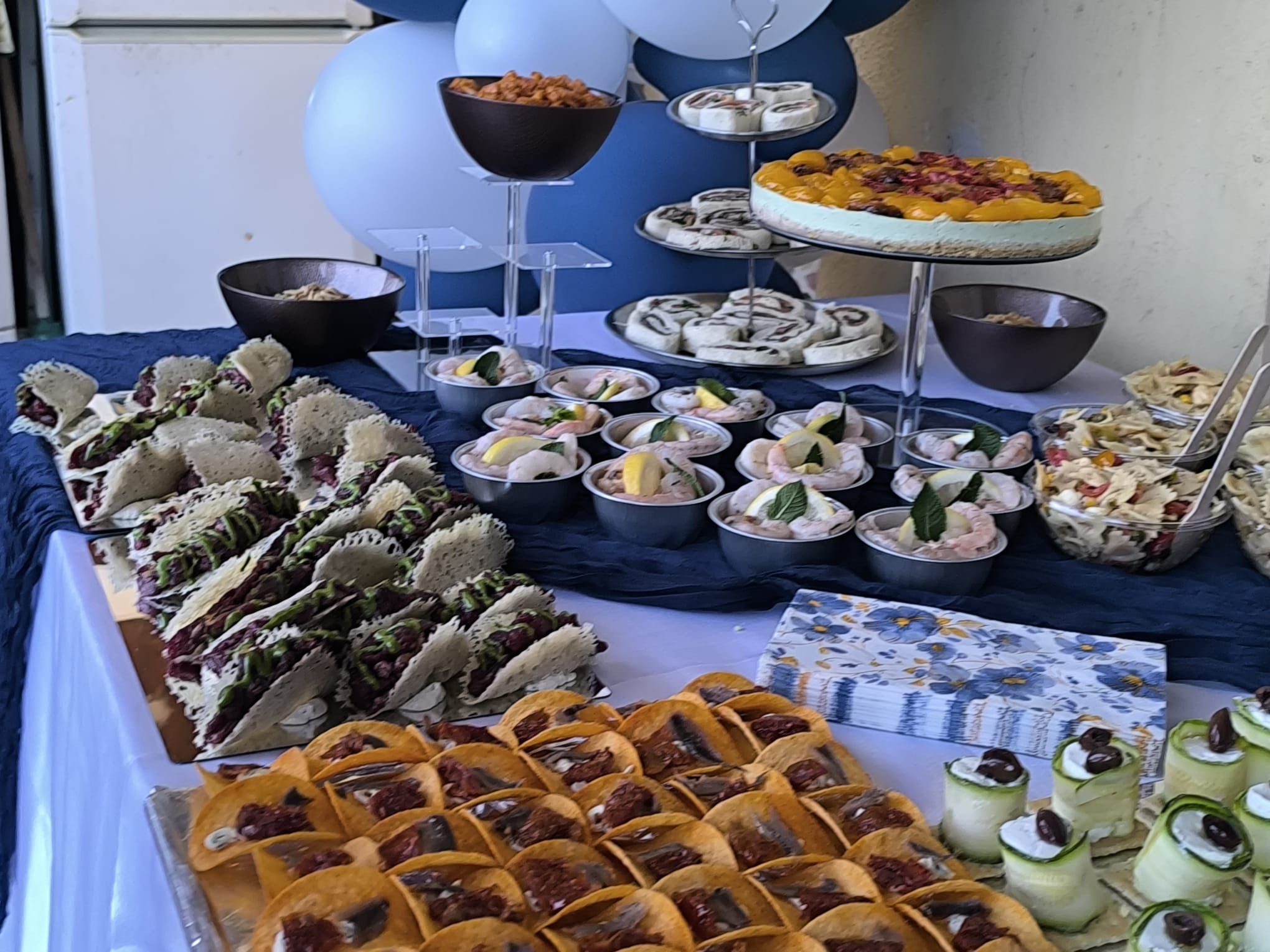 Buffet gourmet evento reale